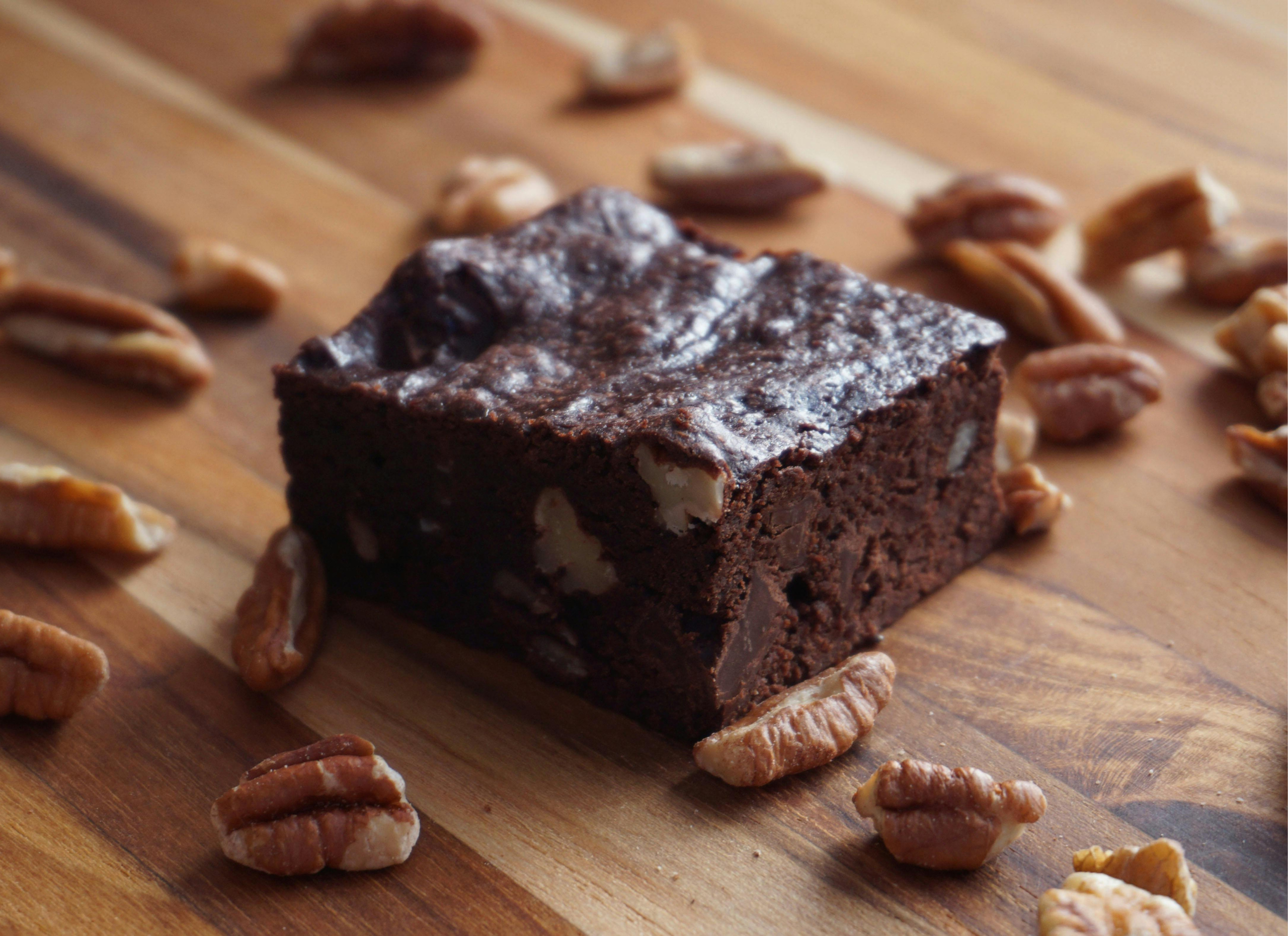 gluten en suikervrije brownies van boekweitmeel fitplein.nl