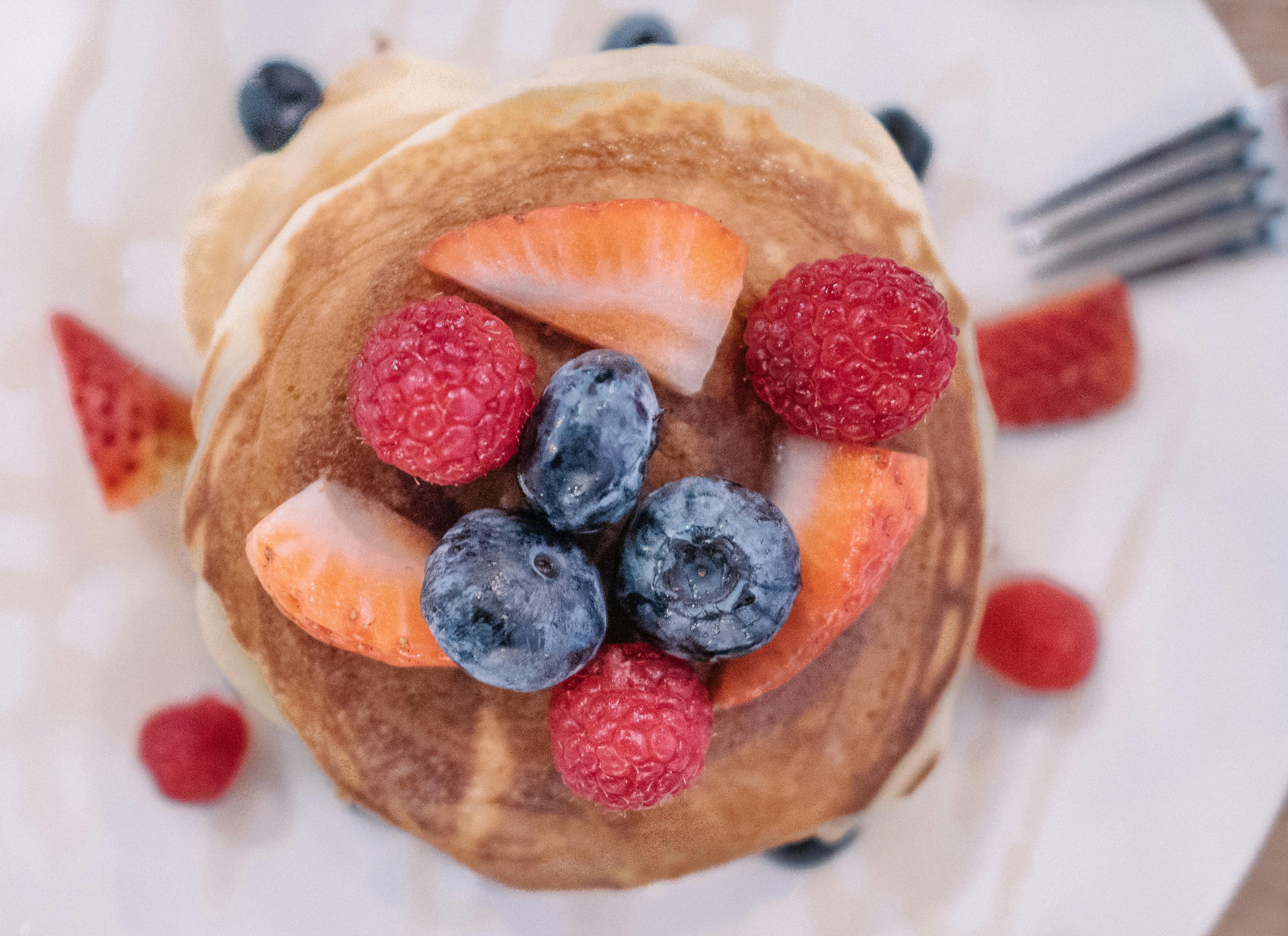 glutenvrije pannenkoeken met fruit fitplein.nl
